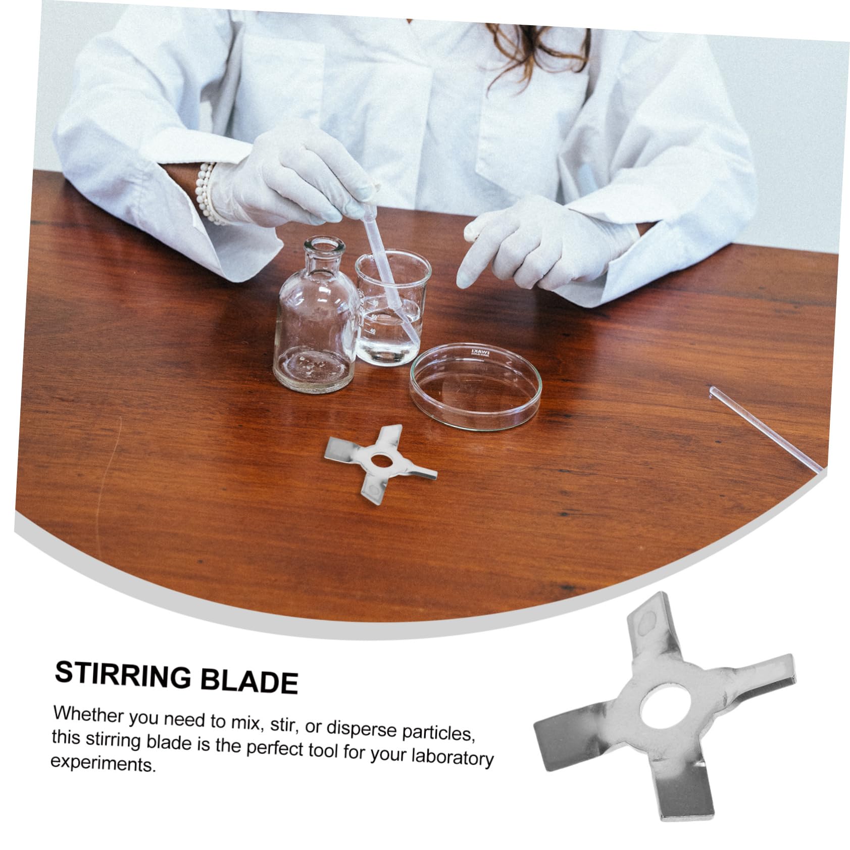 Cabilock Electric Stirring Blade Stirring Blade Cross Paddle Propeller Mixer Mixing Paddle