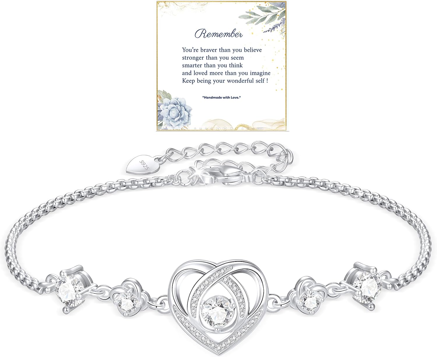 StoryEtain Bracciale Lontra In Argento Sterling 925 Regolabile – Gioiello Con Zirconia Per Ragazze E Amanti Delle Lontre - 2