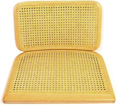 Marcel Breuer Cesca Chair Replacement Cane Seat & Back in Natural (Made in Italy; NO Holes)