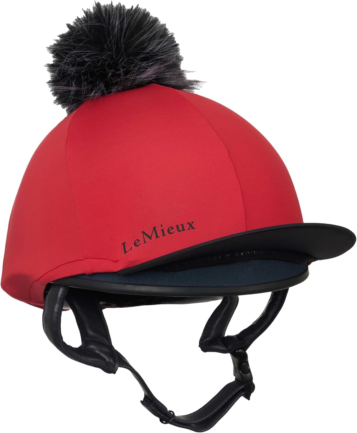LeMieux Classique Pom Hat Silk - Horse Riding Helmet Cover