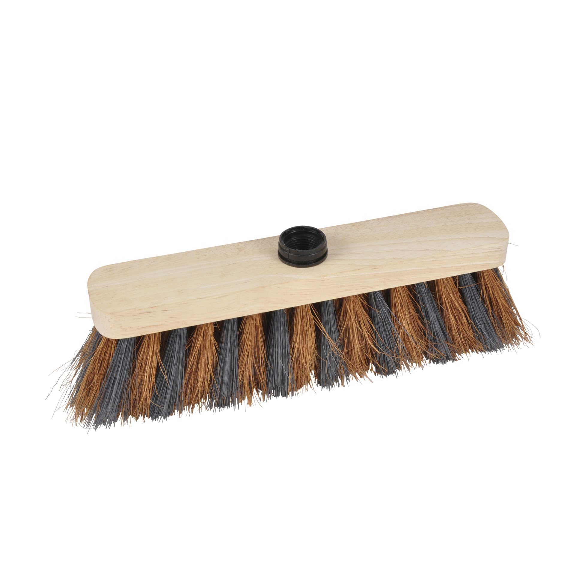 Homéa, Głowica miotły drewno zebra włókna kokosowe+PVC 29 cm do użytku zewnętrznego
