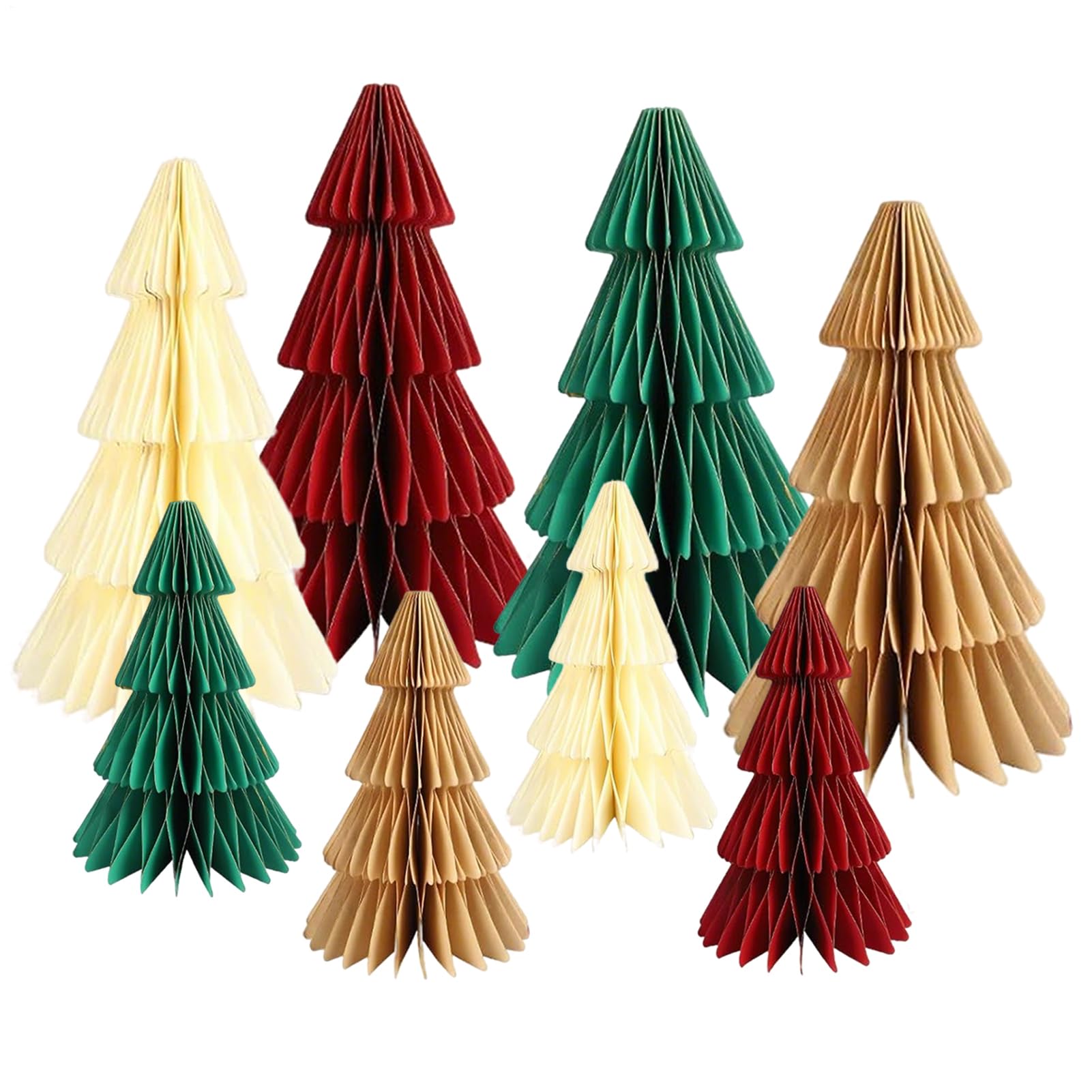 Sapin de Noël en papier design pliable à offrir pour décoration de table