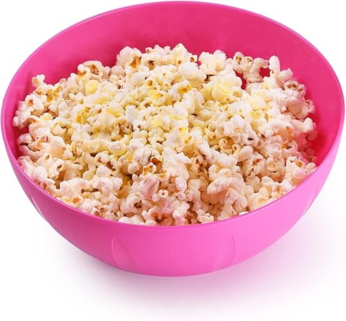 Miniatura 4 de YBM HOME Tazón de plástico de 10 pulgadas para comidas diarias, ideal para cereales, aperitivos, palomitas de maíz, ensalada y frutas, apto para