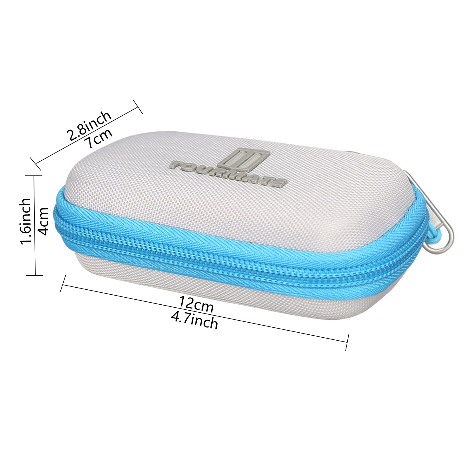Tourmate Hard Case Replacement for EMAY/CONTEC/SonoHealth Portable ECG Heart Rate Monitor