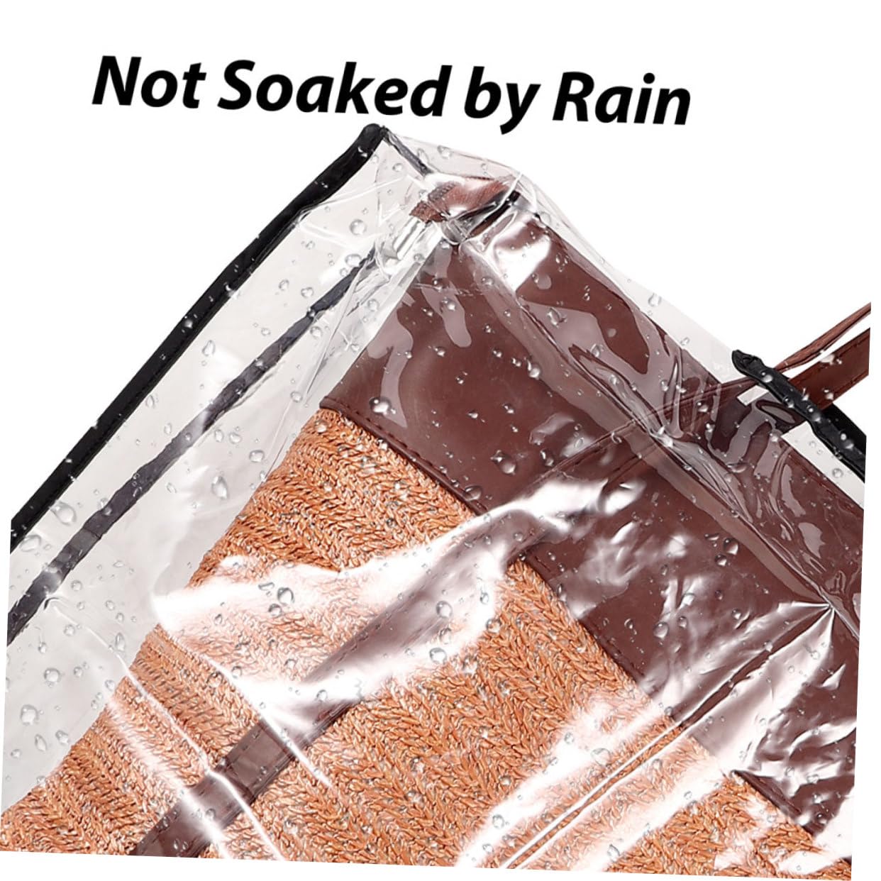 Gatuida 2 Piezas Funda para Bolso Transparente Protector De Bolso De Mano para Viajes Al Aire Funda Protectora De PVC Tote