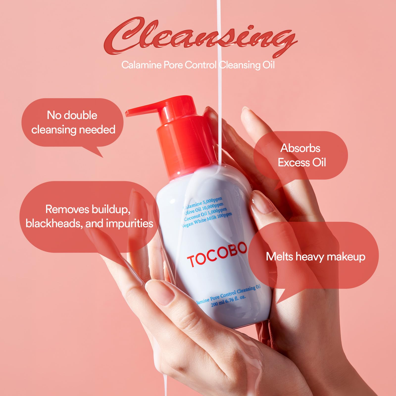 TOCOBO Calamine Pore Control Cleansing Oil (200 ml)