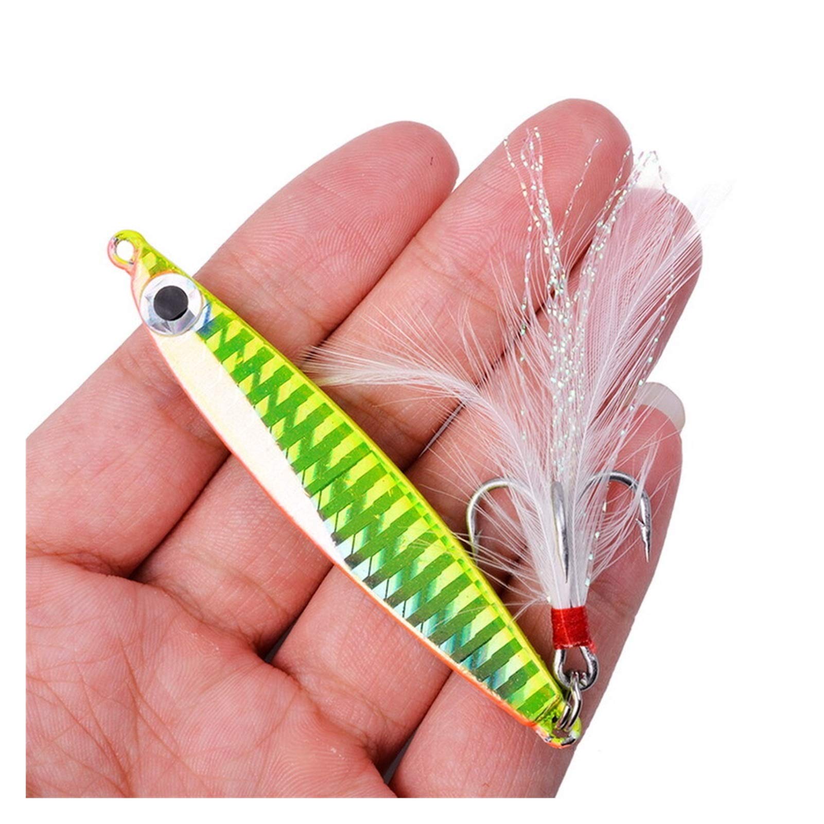 12 pièces leurres en métal 7g 12g 17g 22g 30g gabarits en métal cuillère de pêche appât coulant leurre gabarits Vibration Lame for brochet Bar pêche en mer