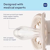 Vista 2 de MAM Chupetes nocturnos (2 unidades), chupetes MAM de más de 6 meses, el mejor chupete para bebés amamantados y chupete original para bebé