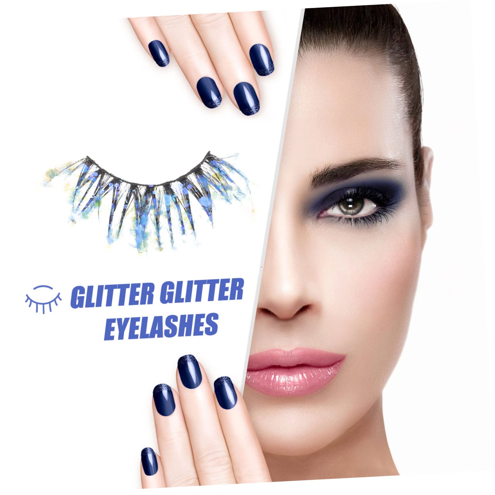 Healeved Lot De 4 Faux À Paillettes Effet Duveteux Pour Fête Photographie De Mode