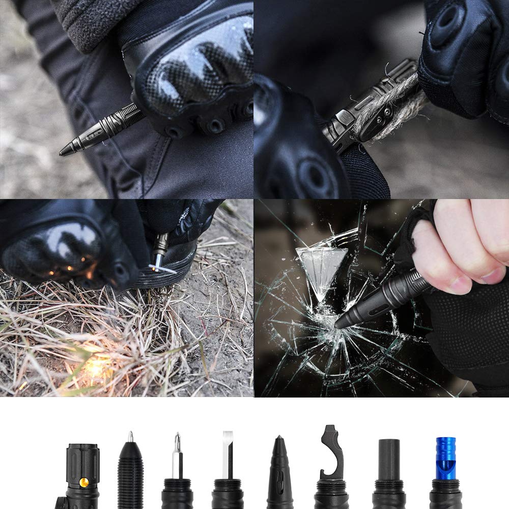Buy Kilitn 10 in 1 Tactical Pen for Self Defense Survival Multitool