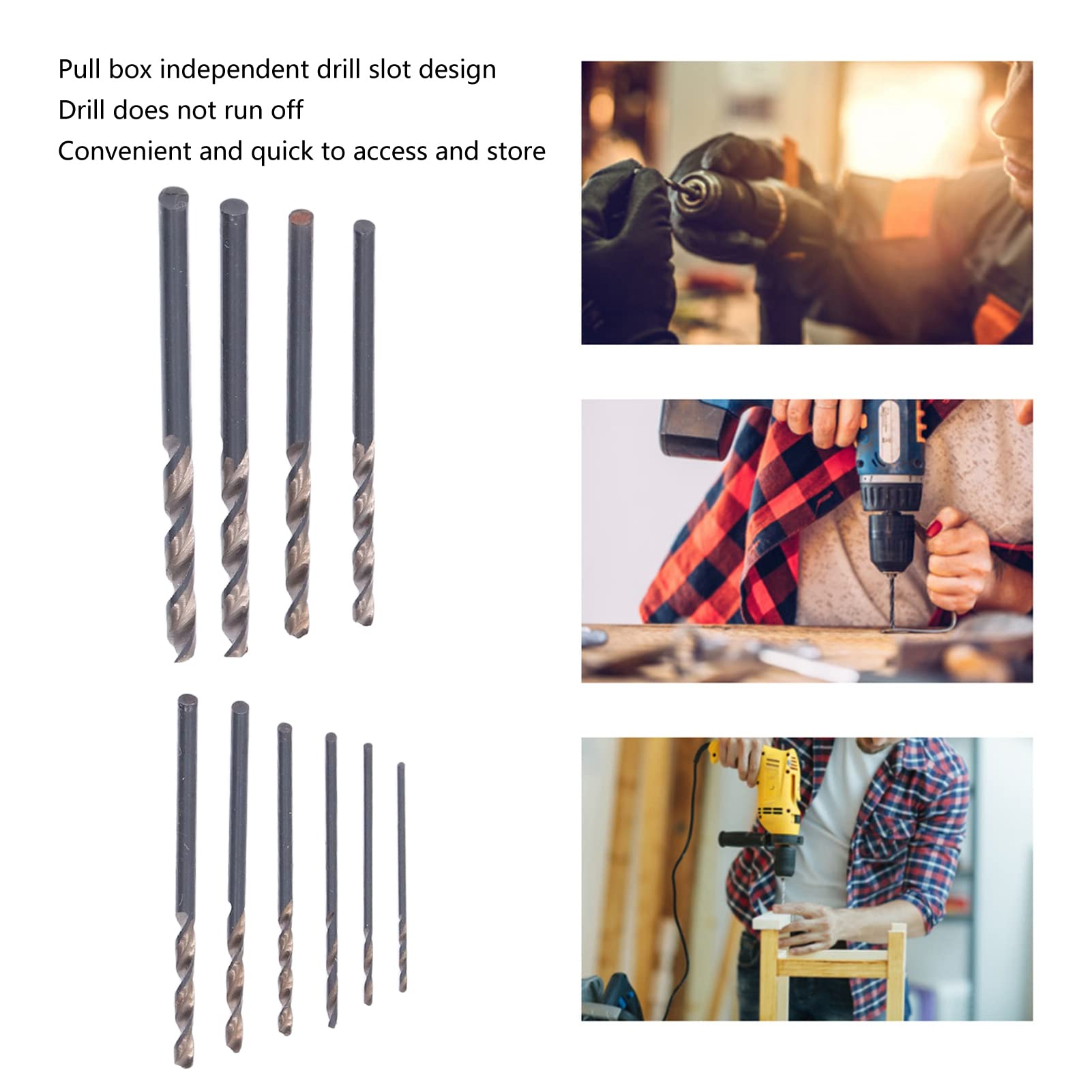 Set Set 10 Punte Per Trapano Mini HSS - Piccole Punte A Torsione - Foto 7