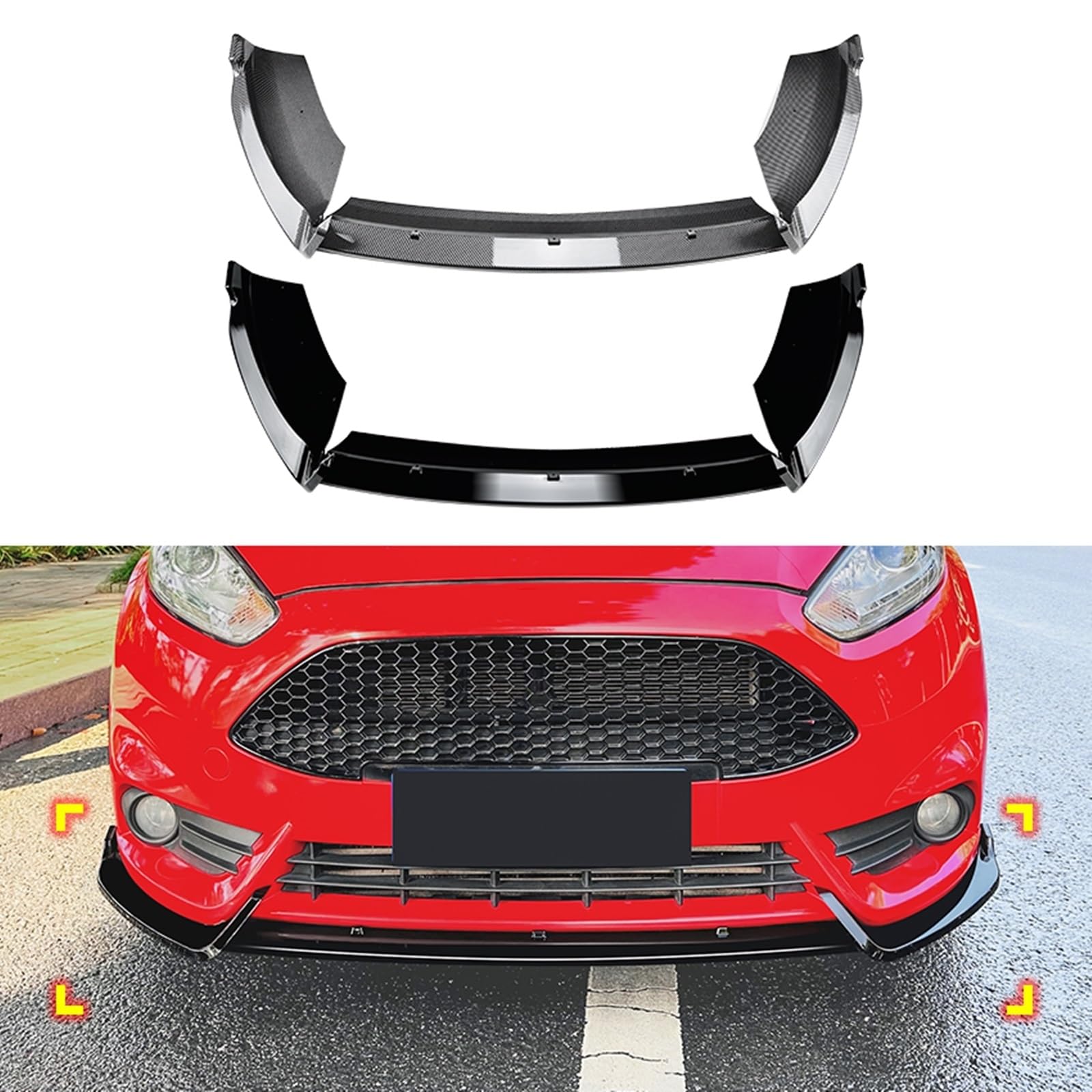 Do MK6 MK7 ST Line B-Max B232 2012-2017 Przedni zderzak