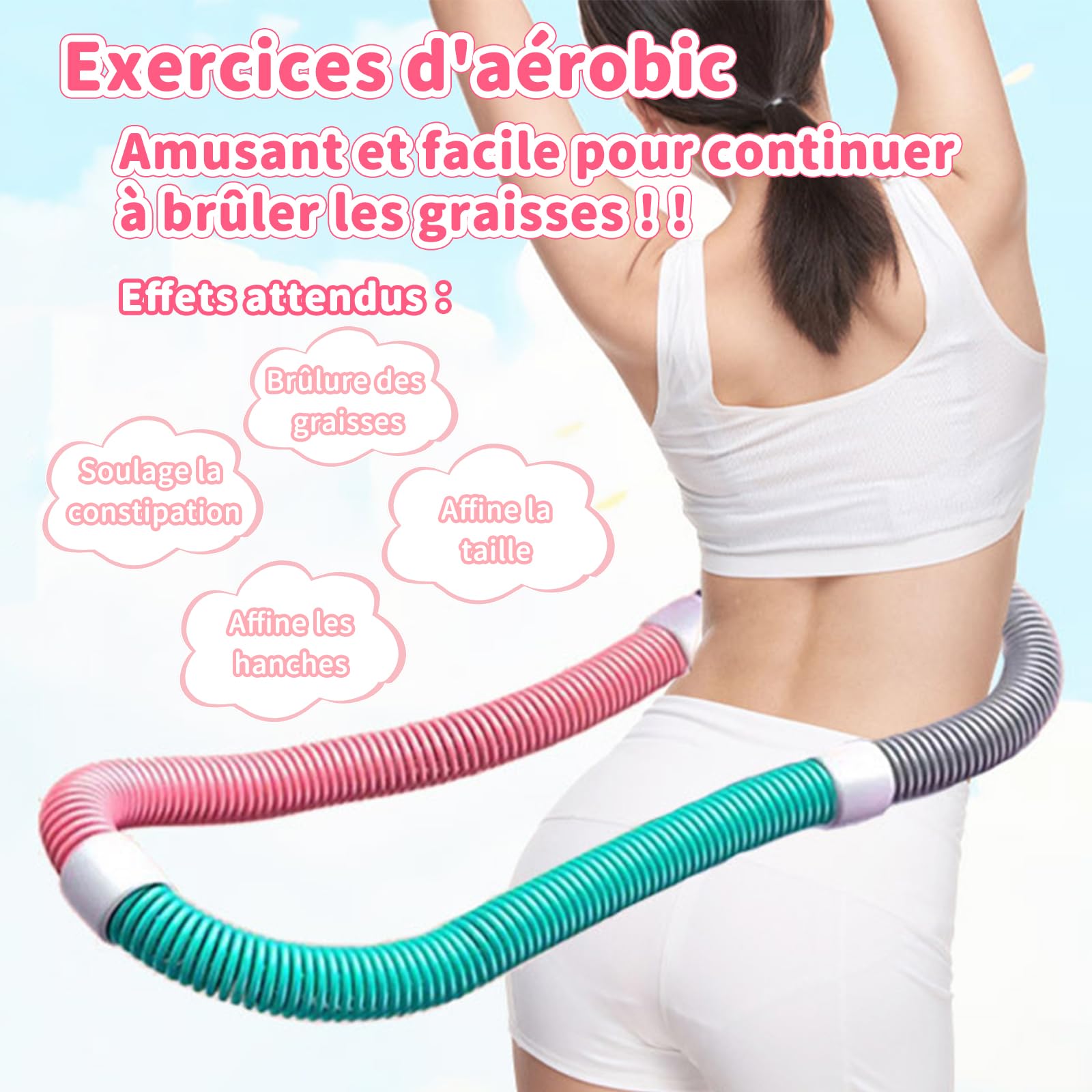 Cerceau De Fitness Lesté Pour L'entraînement De L'abdomen, Idéal
