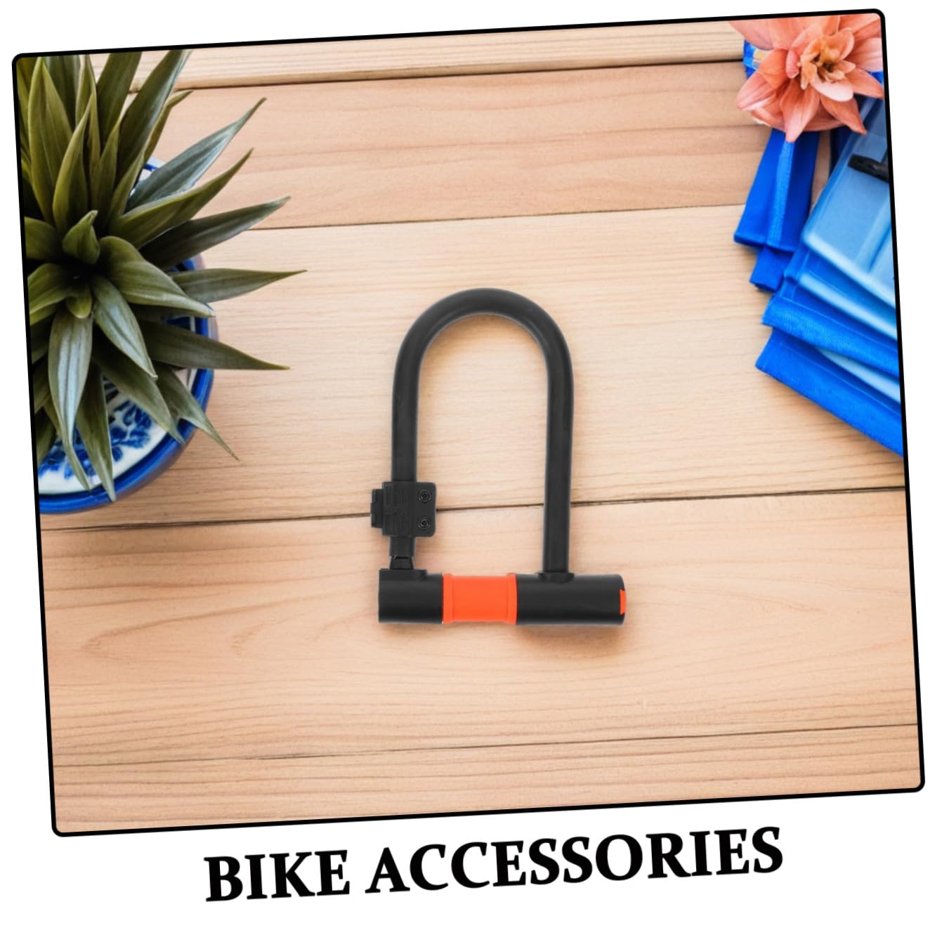 Candado para Bicicleta en Forma Acero Aleación Negro