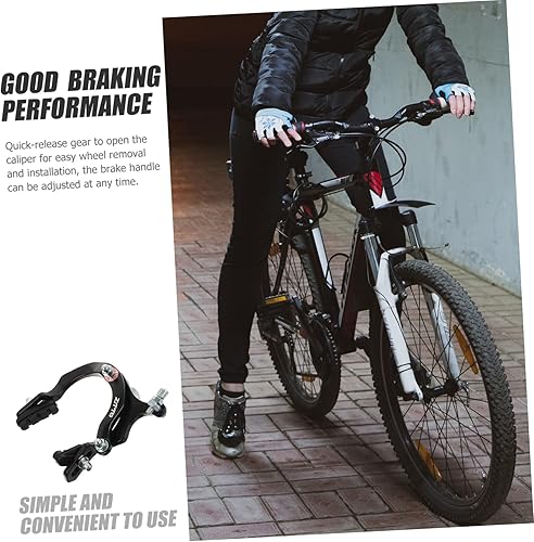 Miniatura 3 de Toddmomy Pinza de brazo largo para bicicleta, frenos de bicicleta de montaña, palancas de freno lateral, pinza de freno de bicicleta, freno de