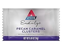 Vista 2 de Atkins Racios de caramelo de nueces Golosinas ricas y decadentes con chocolate caramelo y nueces 10 racimos por caja 049 onzas paquete de 10