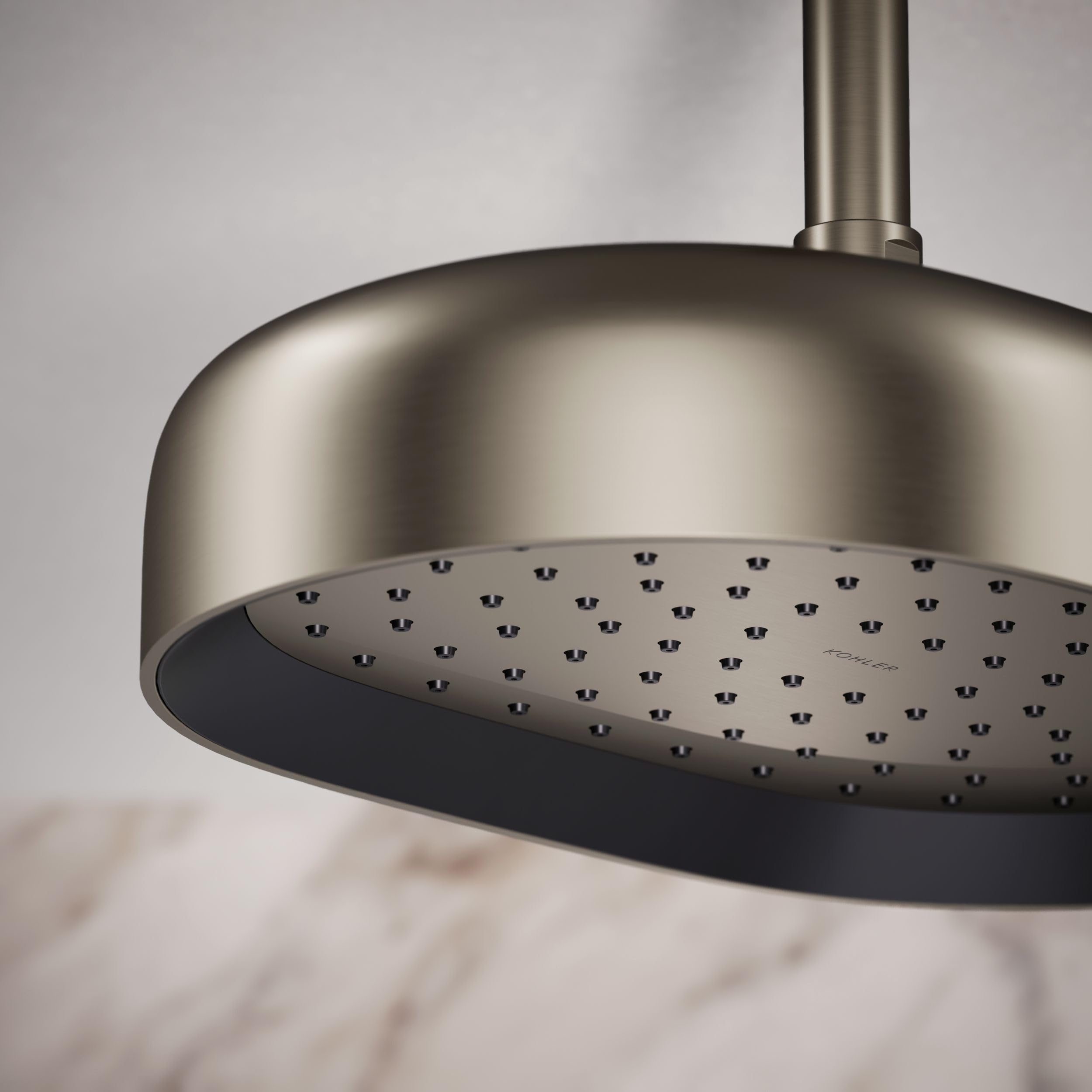 Kohler 26293-G-BN Statement Rainhead Showerheads, Vibrant Brushed Nickel