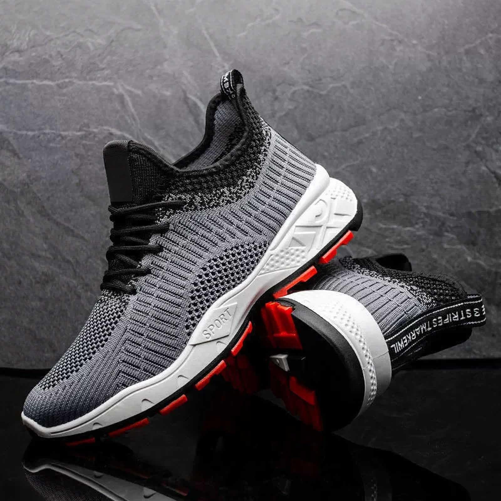 Scarpe Uomo Scarpe Running Uomo Jogging Inverno Sneakers Men Shoes da Sportive Ginnastica Bianche Traspiranti Palestra Estive Tela Blu Tennis Lacci Invernali 40 Eleganti Senza Estate for Ammortizzate