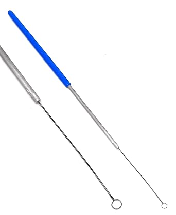 A2Z-IL04BI A2ZSCILAB Bacterial Inoculating Loop 4 mm, Braided/Twisted Nichrome Wire, with PVC Insulated Aluminum Handle