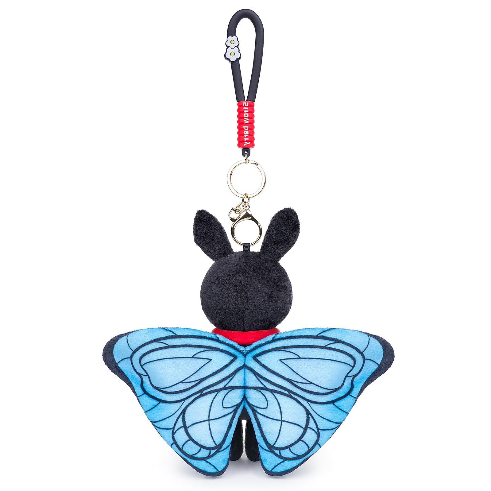 capybaraflying Soft Plush Black moth Widgets Plush Toy, Black moth Animal Plush Toy, Realistic Flying Insects Stuffed Animal Silkworm moth Gift for Kids and Adults - 22cm/8.6in - Image 4