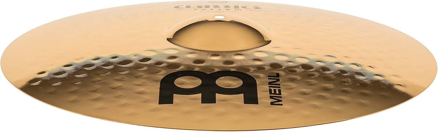 Meinl 20" Powerful Ride Cymbal - Classics Custom Brilliant - Made in Germany, 2-YEAR WARRANTY (CC20PR-B)