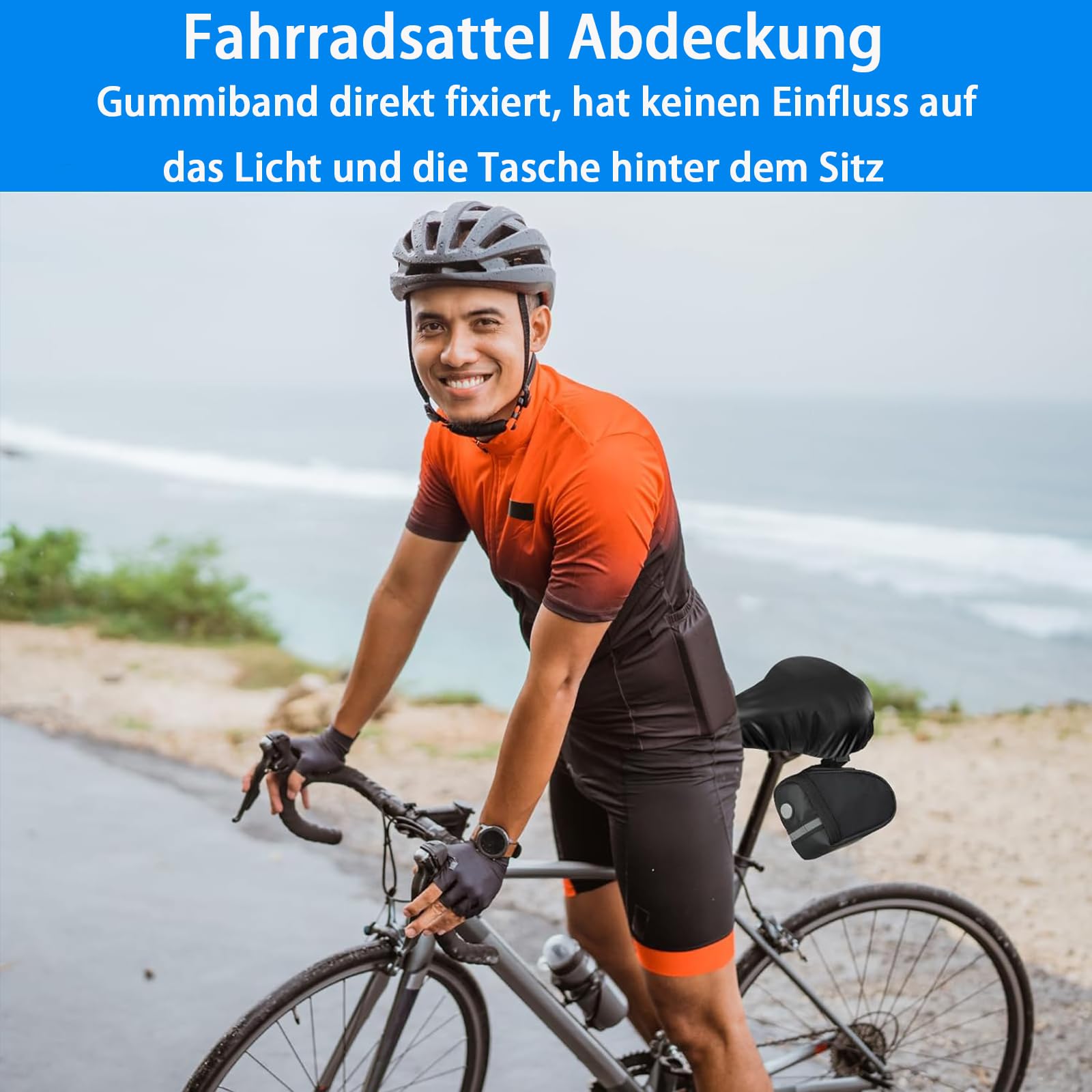 2 sztuki pokrowców na siodełko rowerowe, ochrona siodełka, wodoszczelne pokrowce na siodełko do większości rowerów, czarne