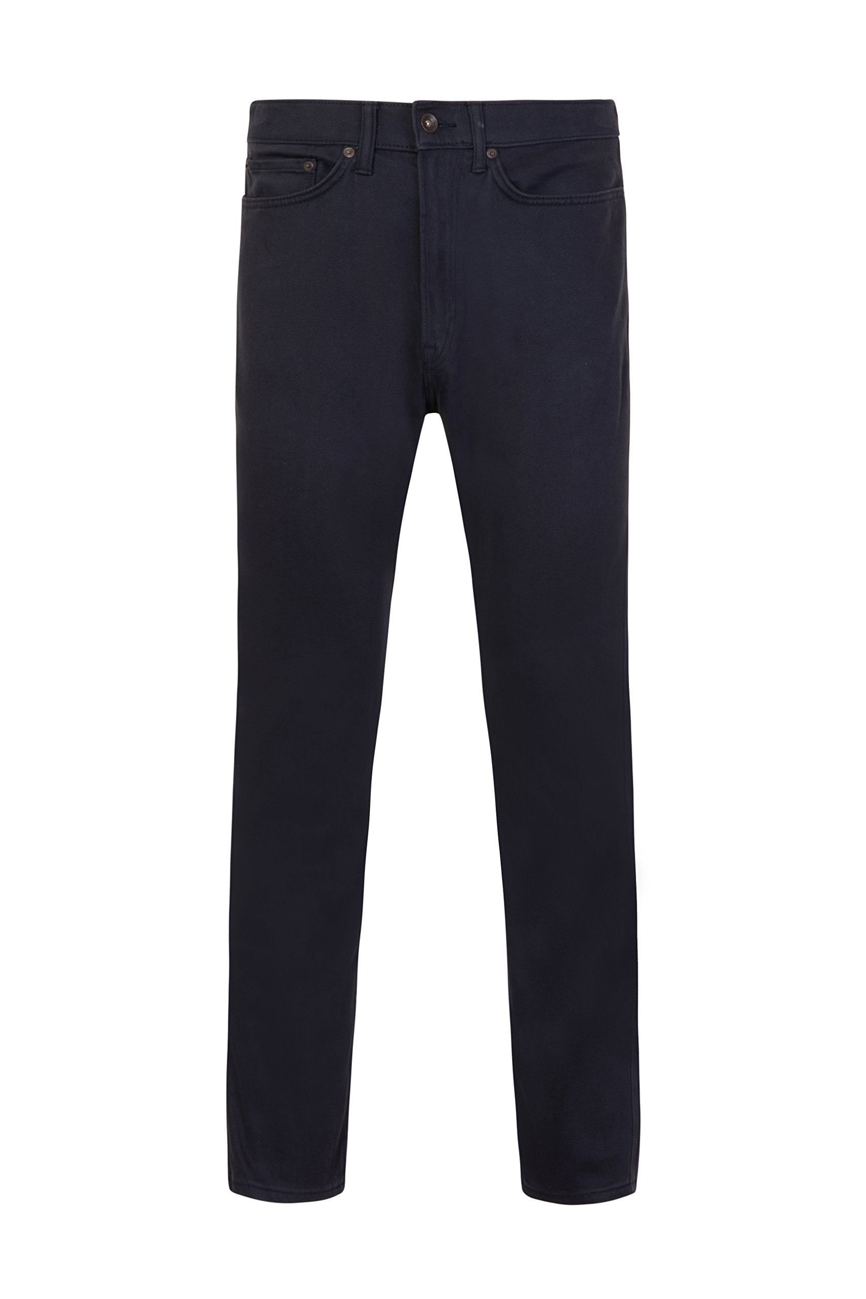 FashionLabels4LessEx High Street Brand Mens 8450 Regular Fit Jean with Stretch Straight Leg, Color: Navy, Size: 44 Inside Leg: 33"