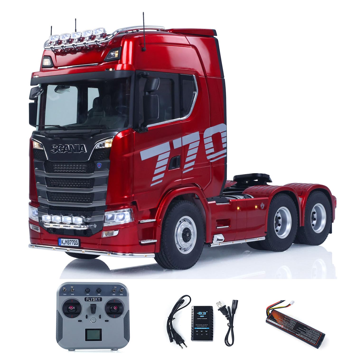 US in Stock KABOLITE 1 14 6x6 770S 100 RC Tractor Truck Remote Control Lorry Car 2Speed Gearbox