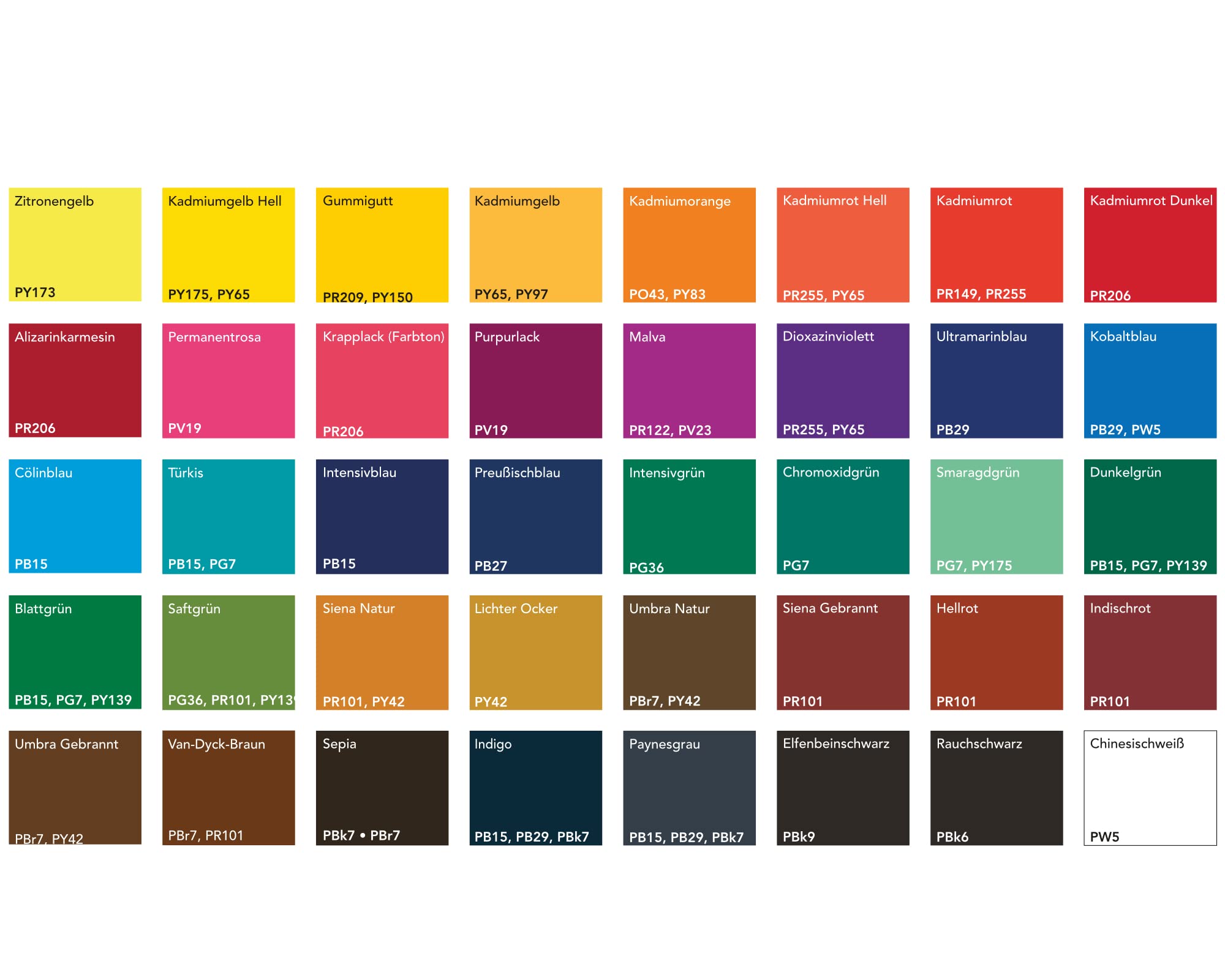 Lefranc Bourgeois Aquarelle Fine Boite Metal De 40 Demi Godets, Ensemble de 41 pièces