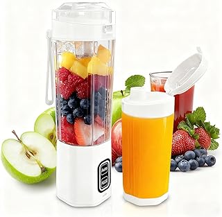 BEGABERジューサー ミキサー 700ML 大容量 バッテリー 6000mAh 一台多役 コードレス 20000回/分高速回転 野菜 果物 ジュース 離乳食用 栄養補充 小型 ミニ 一人 用持ち運び お手入れ簡単 持ち運びやすい 出張/旅行/アウトドア/オフィス USB充電式 日本語取扱説明書付き（ホワイト）