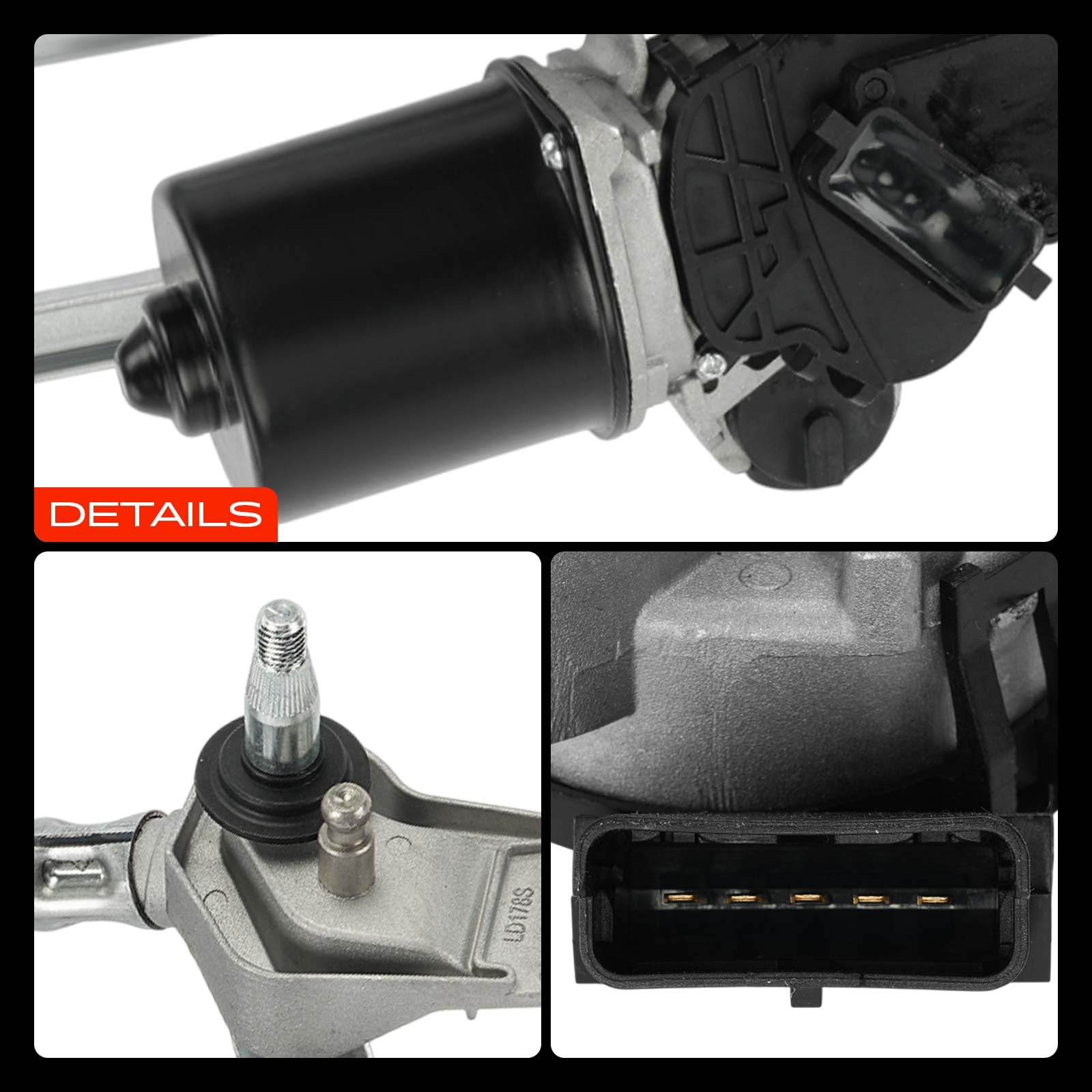 Frankberg Asta tergicristallo Motore tergicristallo Compatibile con Aygo B1 C1 PM PN 107 PM Replace# 6405HT,850100H010