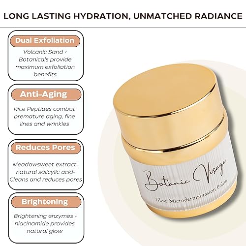 Miniatura 7 de Esmalte de microdermoabrasión resplandeciente: antienvejecimiento (vitamina C natural, ácido salicílico, enzimas, AHA) exfolia profundamente la piel