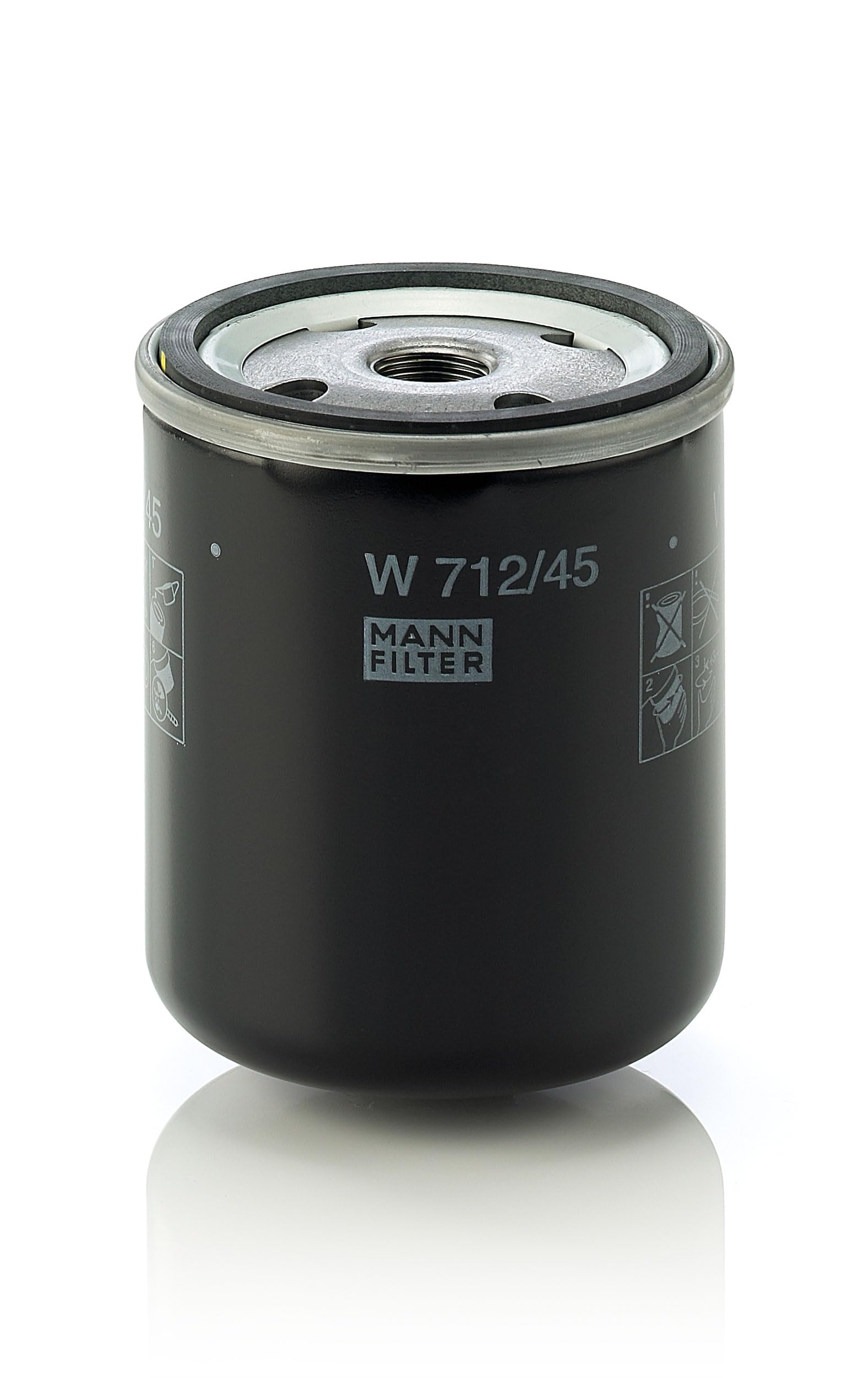 MANN-FILTER W 712/45 Hydraulic Filter, automatic transmission for ,NEOPLAN,SCANI