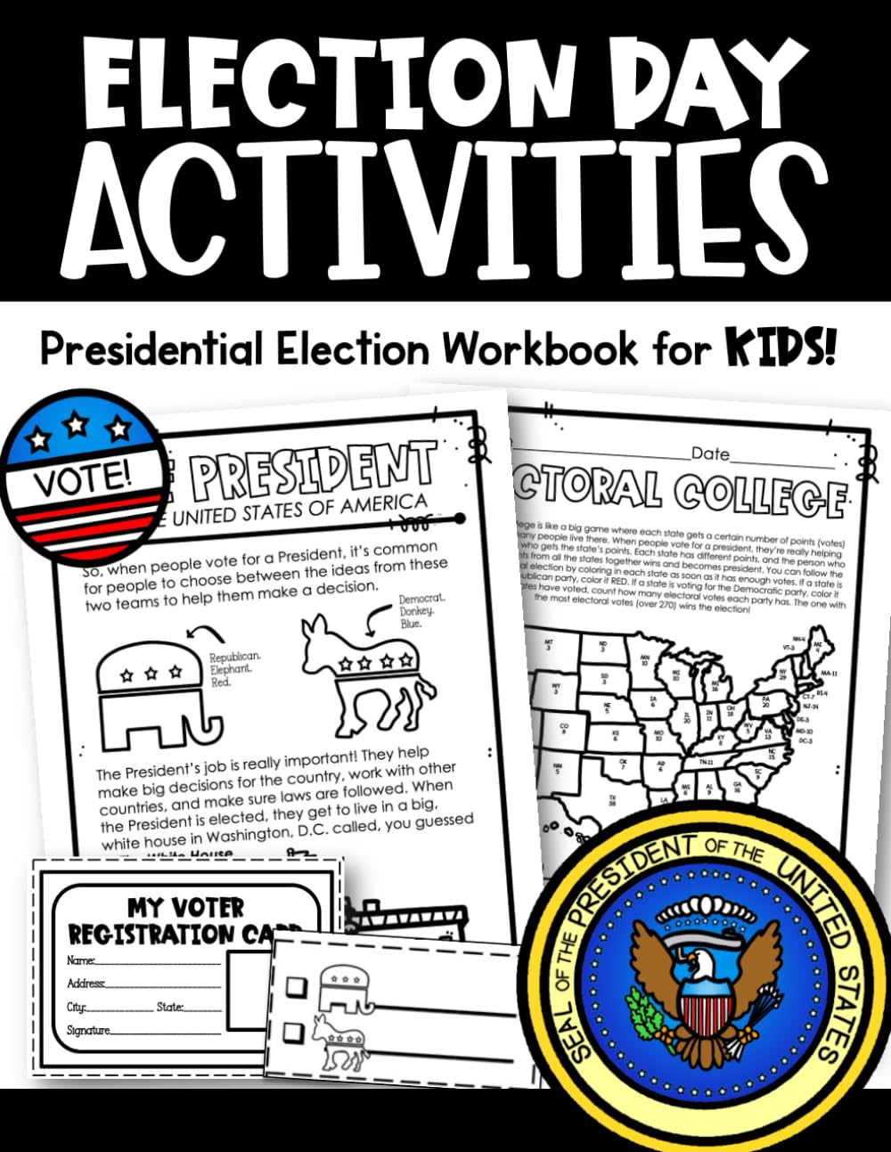 Presidential Election Activities for Kids: Elections and Voting for Kids