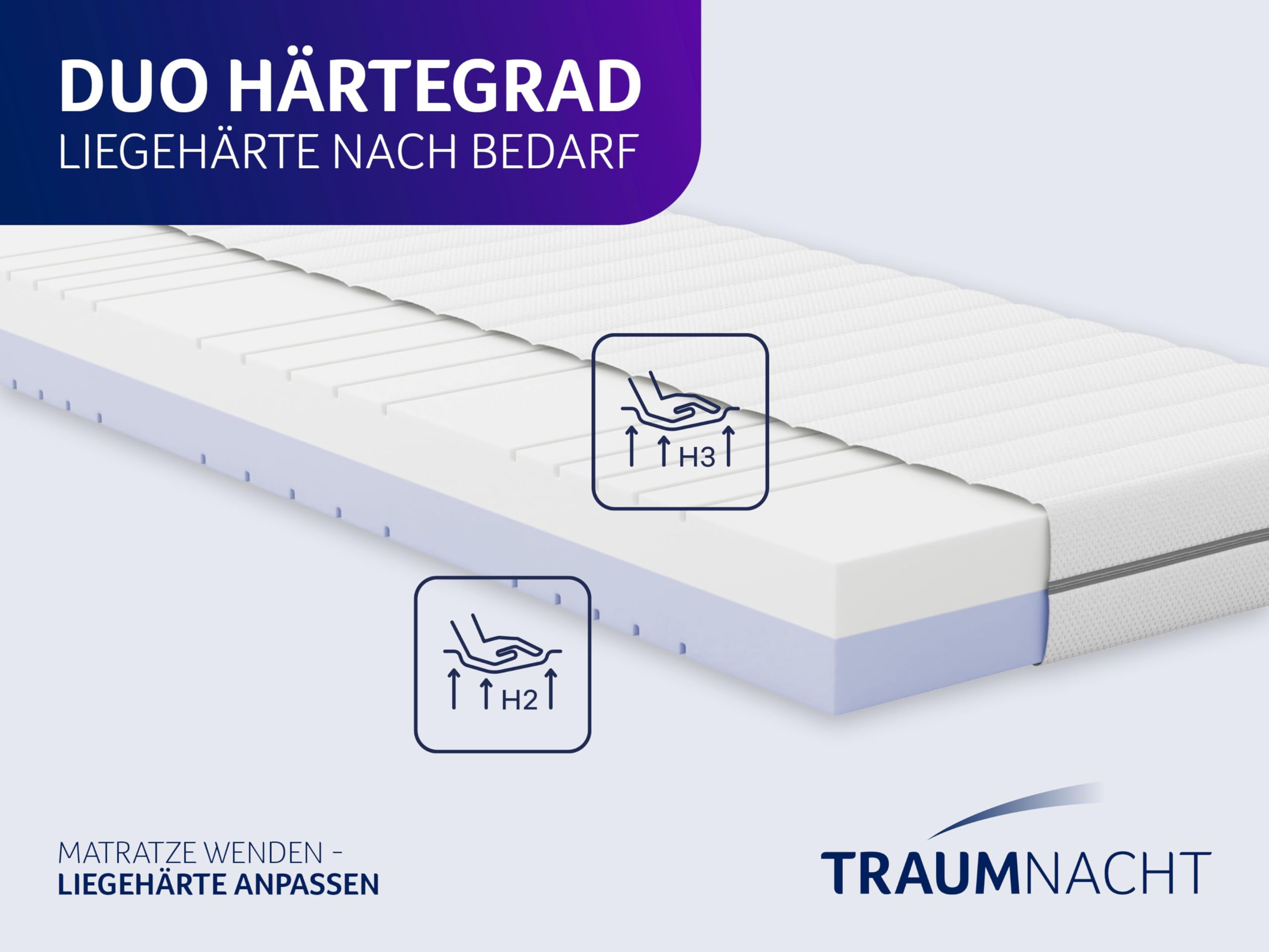 Traumnacht orthopädische Kaltschaum Wendematratze 80x200 cm – Bild 5
