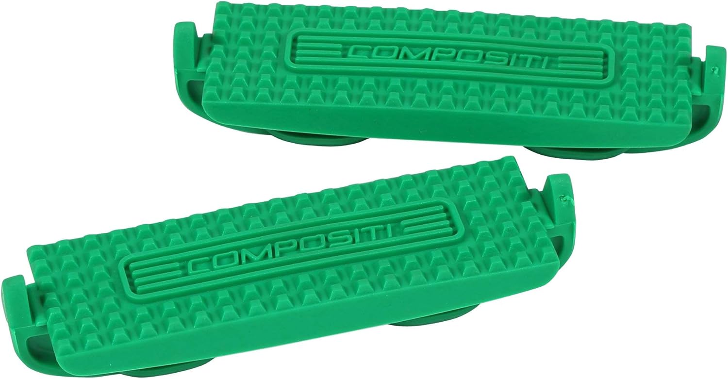 Shires Compositi Premium Profile Replacement Treads (Green, Adult)