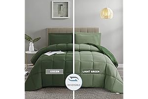 3 Piece Green Twin Blanket Set