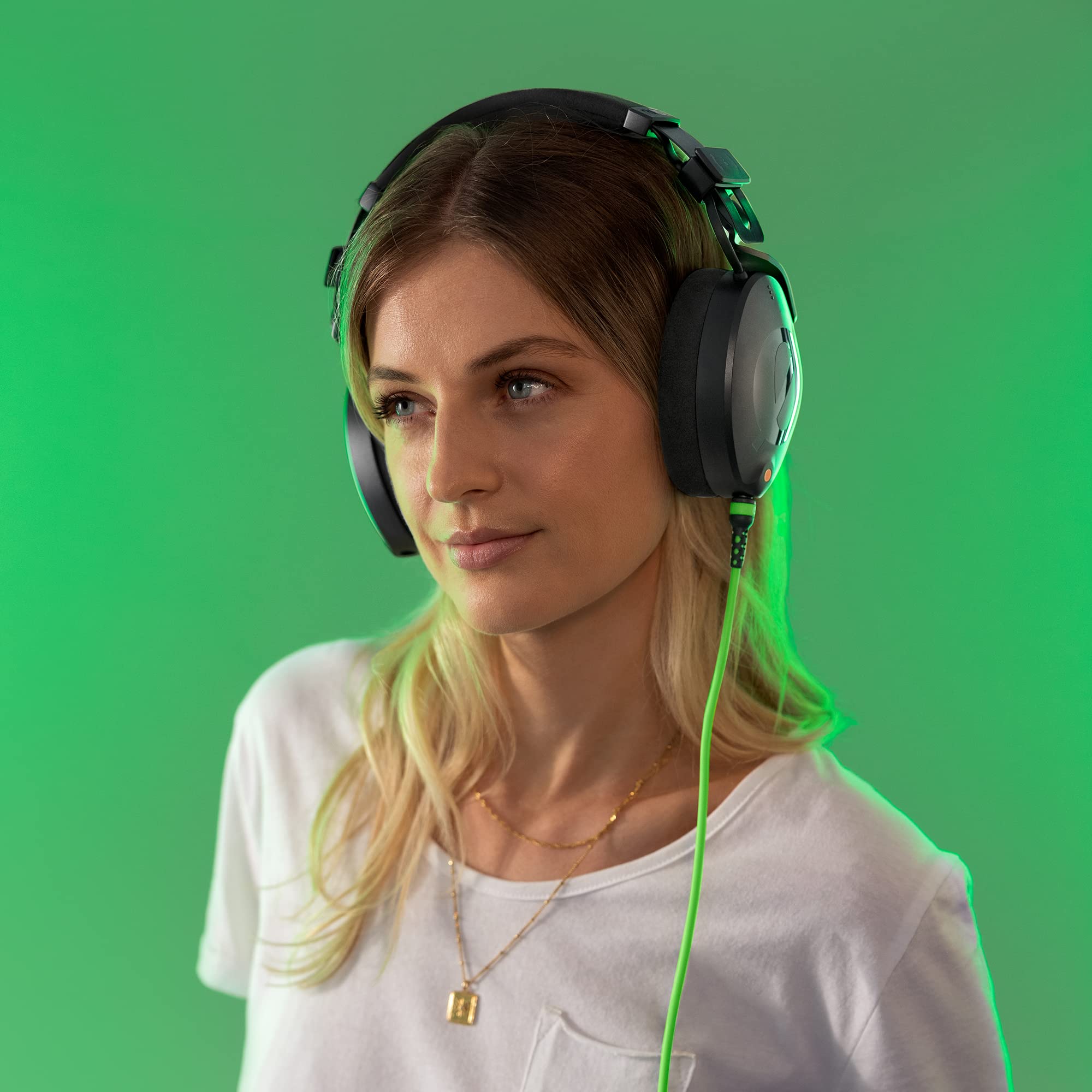 RØDE NTH-Kabel für NTH-100 Kopfhörer mit 1,2 m Länge, hochwertiges 3,5 mm TRS auf TRS Kabel, inklusive 6,35 mm Schraubadapter (grün)