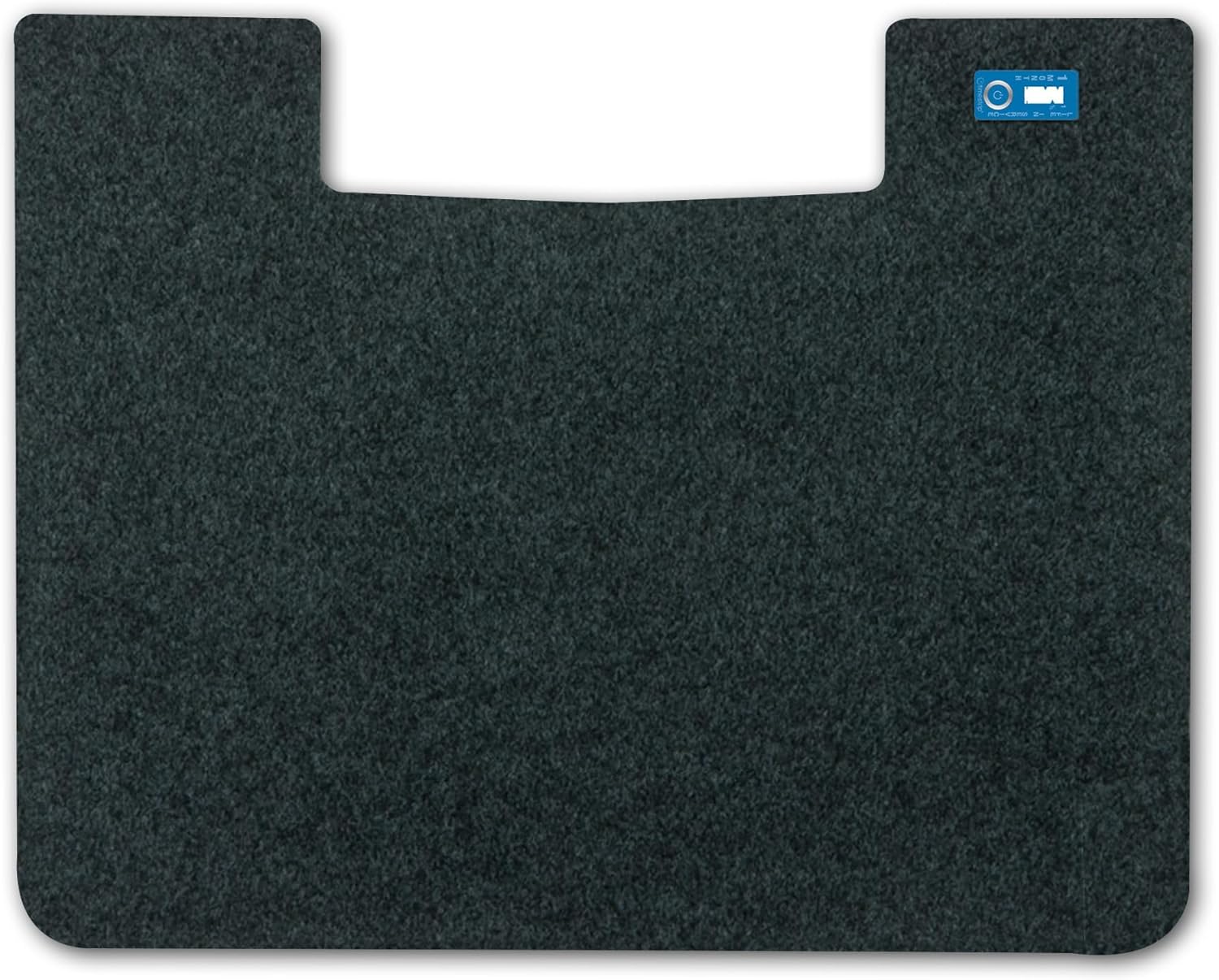 Disposable Commode Mats, Odor Eliminating, Non-Slip Adhesive, Case of 12, Charcoal, Made in The USA