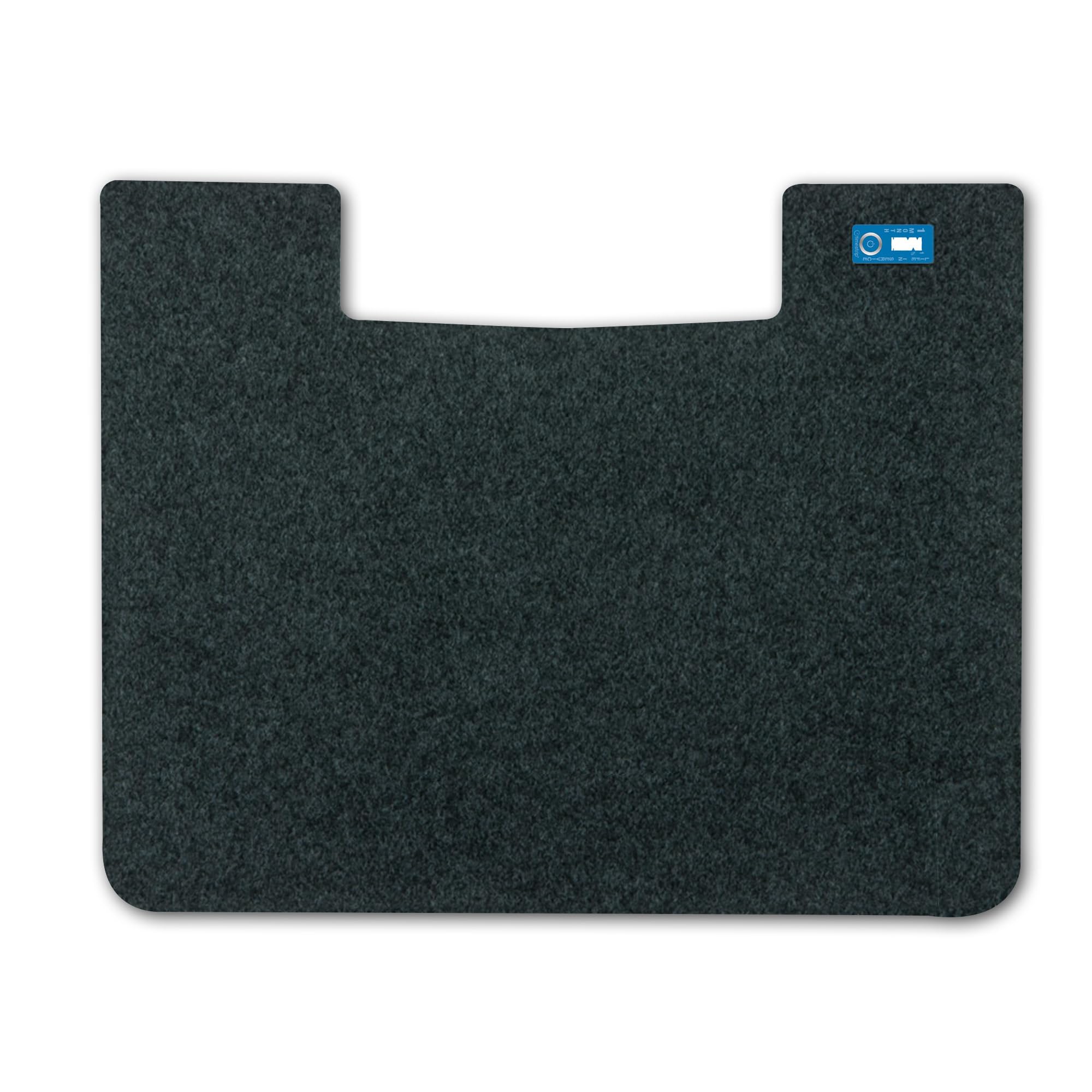 Disposable Commode Mats, Odor Eliminating, Non-Slip Adhesive, Case of 12, Charcoal, Made in the USA