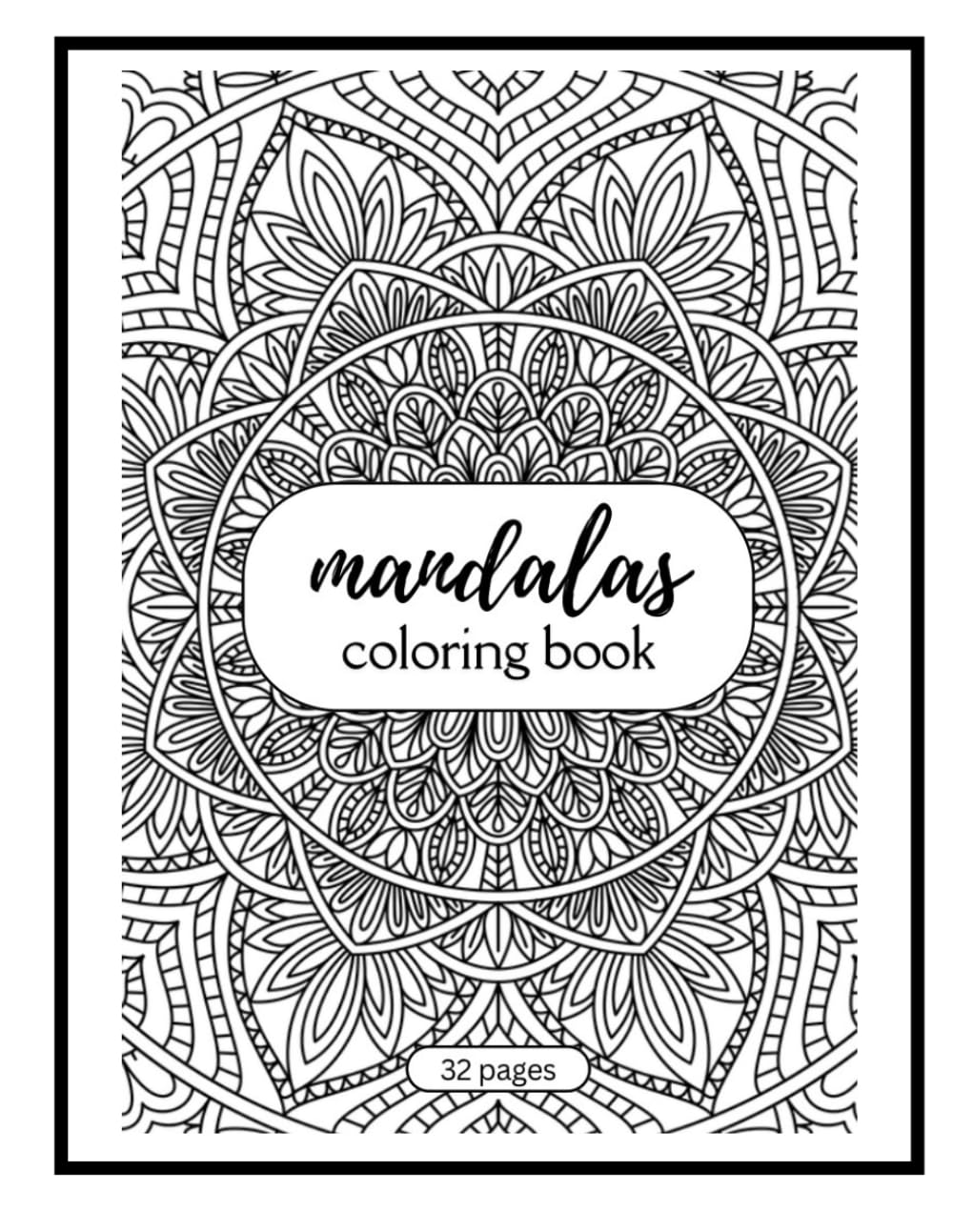 Advanced Mandala Coloring Book