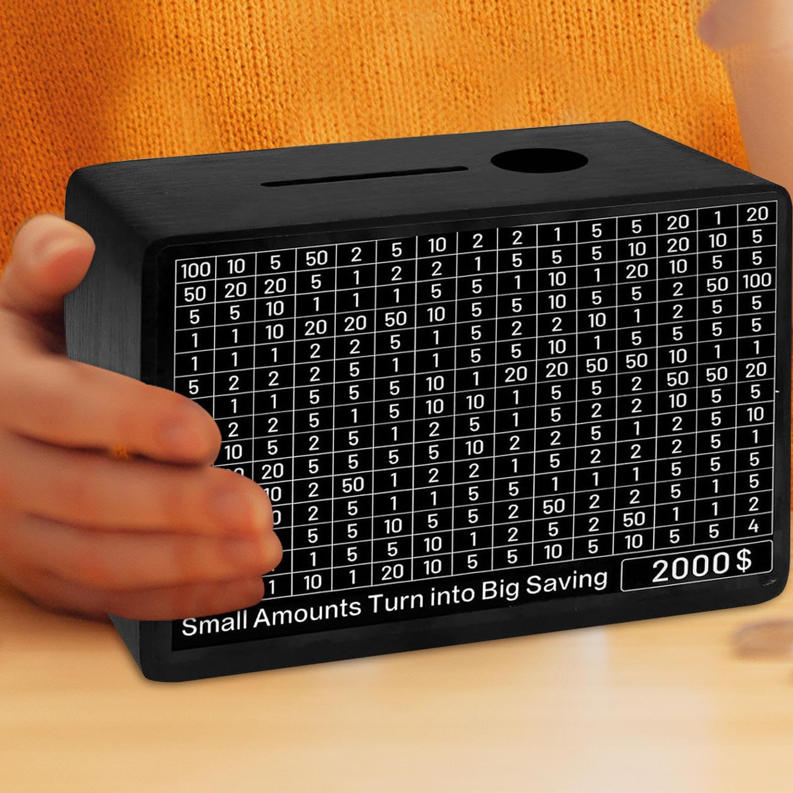 Wooden Savings Challenge Box 10000, Money Saving Box For Adult, Tix The  Savings Box With Number, 10k Savings Challenge Box Coin Bank, Savings Box  With Monetary Goals And Marker : Amazon.co.uk: Home