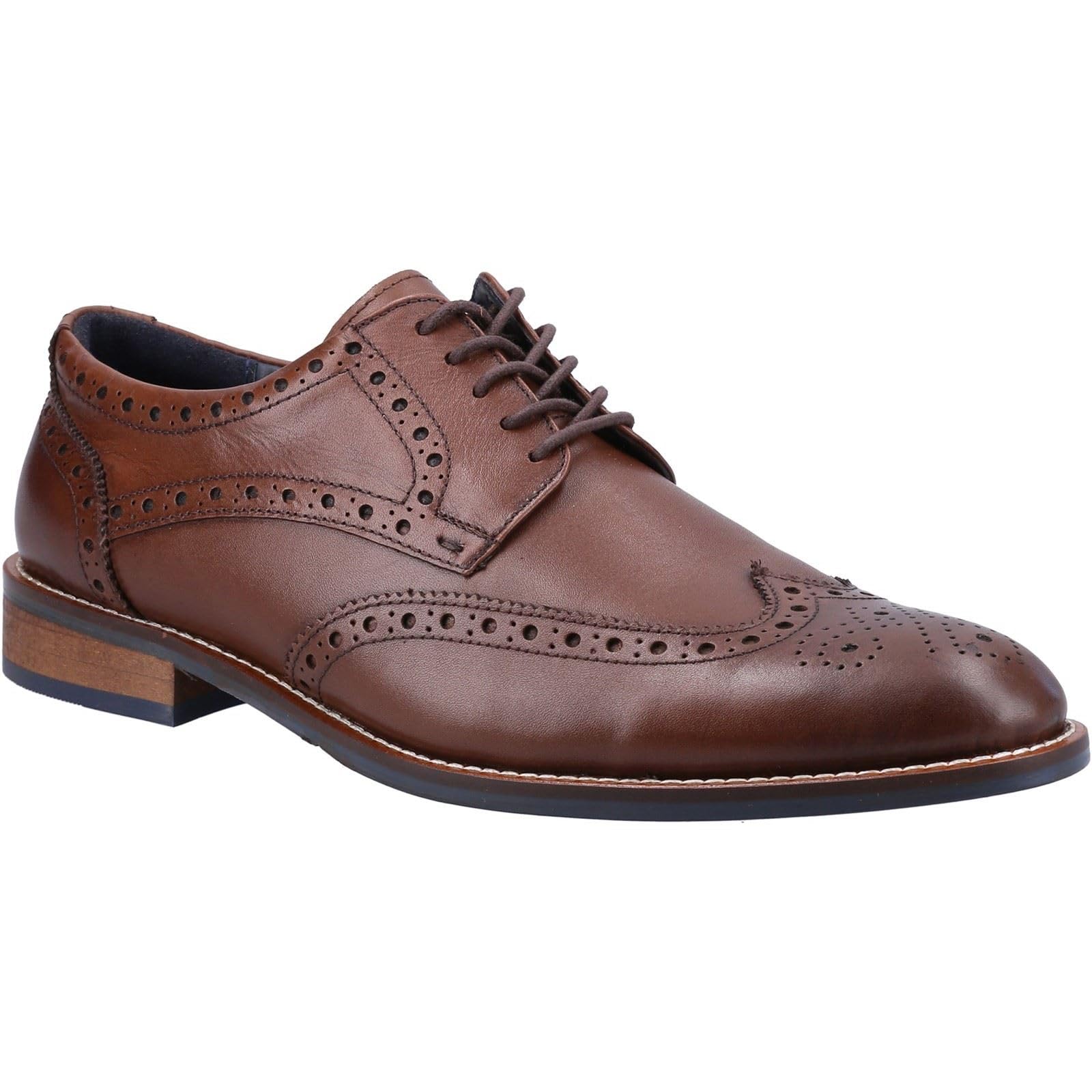 Hush Puppies Męskie buty Dustin Brogue, Choc, 44.5 EU