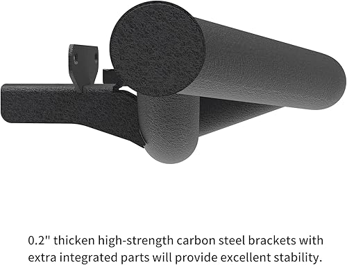 Miniatura 9 de Estribos para Ford Bronco 2021-2024 de 2 puertas (no para deporte), escalones laterales negros texturizados de arena con escalones extraíbles de 5.6