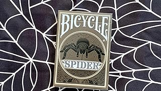 MJM Bicycle Spider (Green) Playing Cards