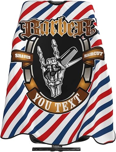 Capa de peluquería personalizada para hombre y mujer, logotipo de texto personalizado, capa de corte de pelo, capa de corte de pelo personalizada,
