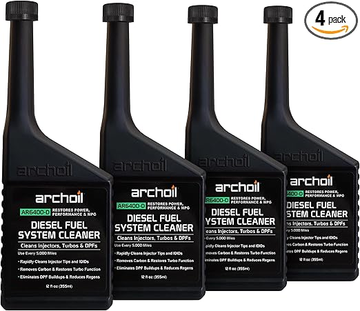 Archoil AR6400-D Diesel Fuel System Cleaner (Four Pack) - Cleans Injectors, Turbo & DPF