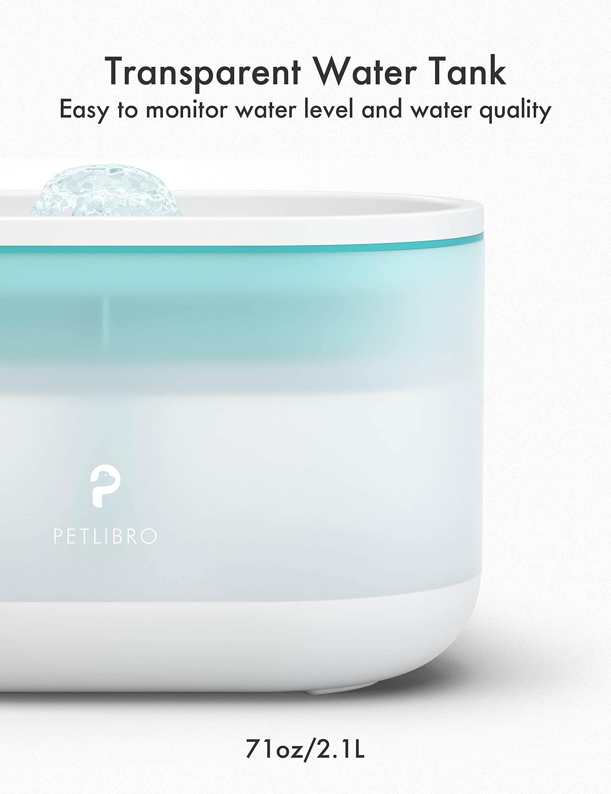 PETLIBRO Cat Water Fountain,Ultra Quiet Pet Water Fountain,Cat Fountain