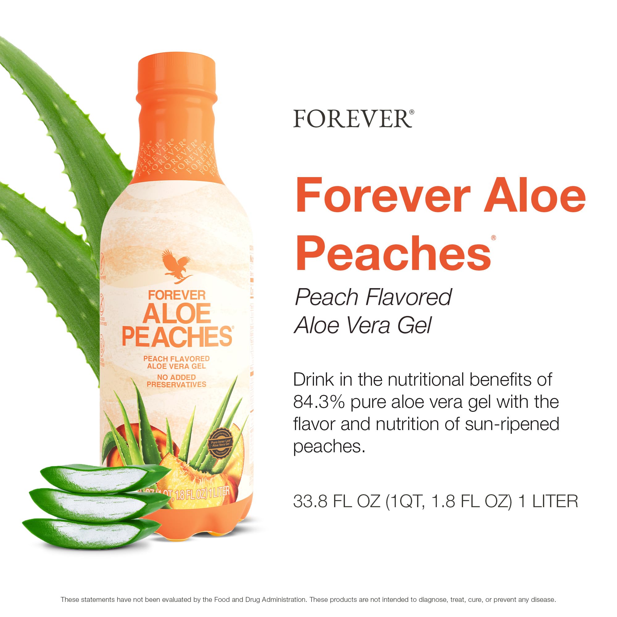 Amazon.com: Forever Living - Aloe Peaches, Pure Aloe with Real
