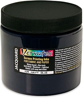 Jacquard Versatex 326 - Tinta para Impresión de Papel y Tela, Color Azul Marino